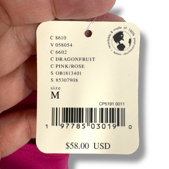 Free People Movement Back It Up Sports Workout Tank, Dragon Fruit Pink, NWT - Picture 8 of 13